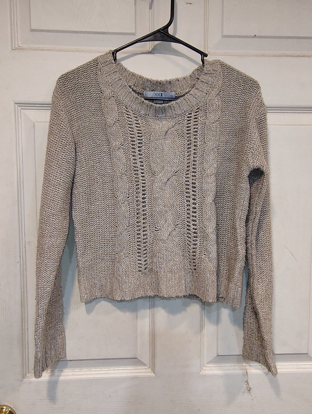 XX1 Women's Size S/P Beige Sweater